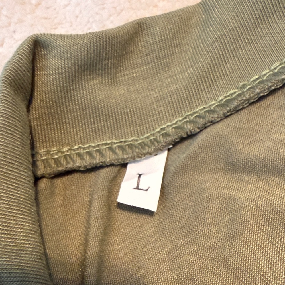 Olive Green Jumpsuit - Picture 5 of 11